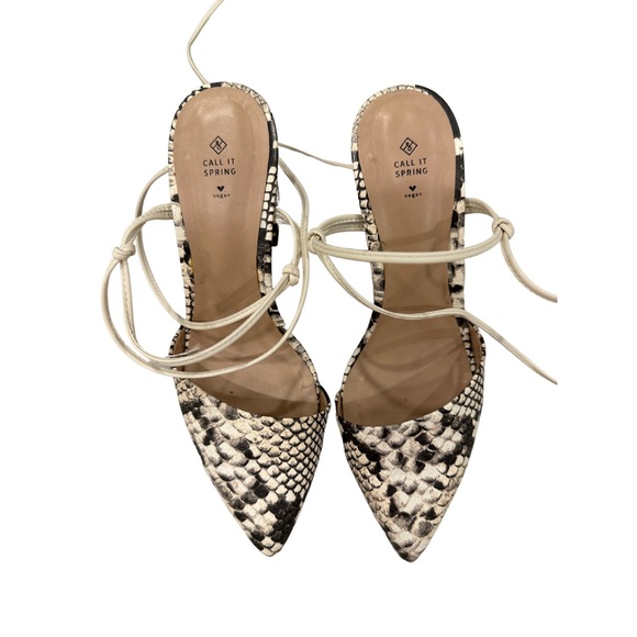 Call It Spring - Block Heel - Vegan Leather - Picture 2 of 3